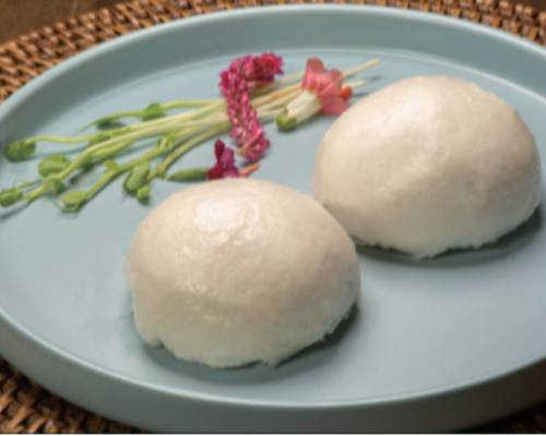116. Steamed Custard Bun 奶黄包 (2pcs)